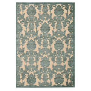 Castle Heights Teal Area Rug