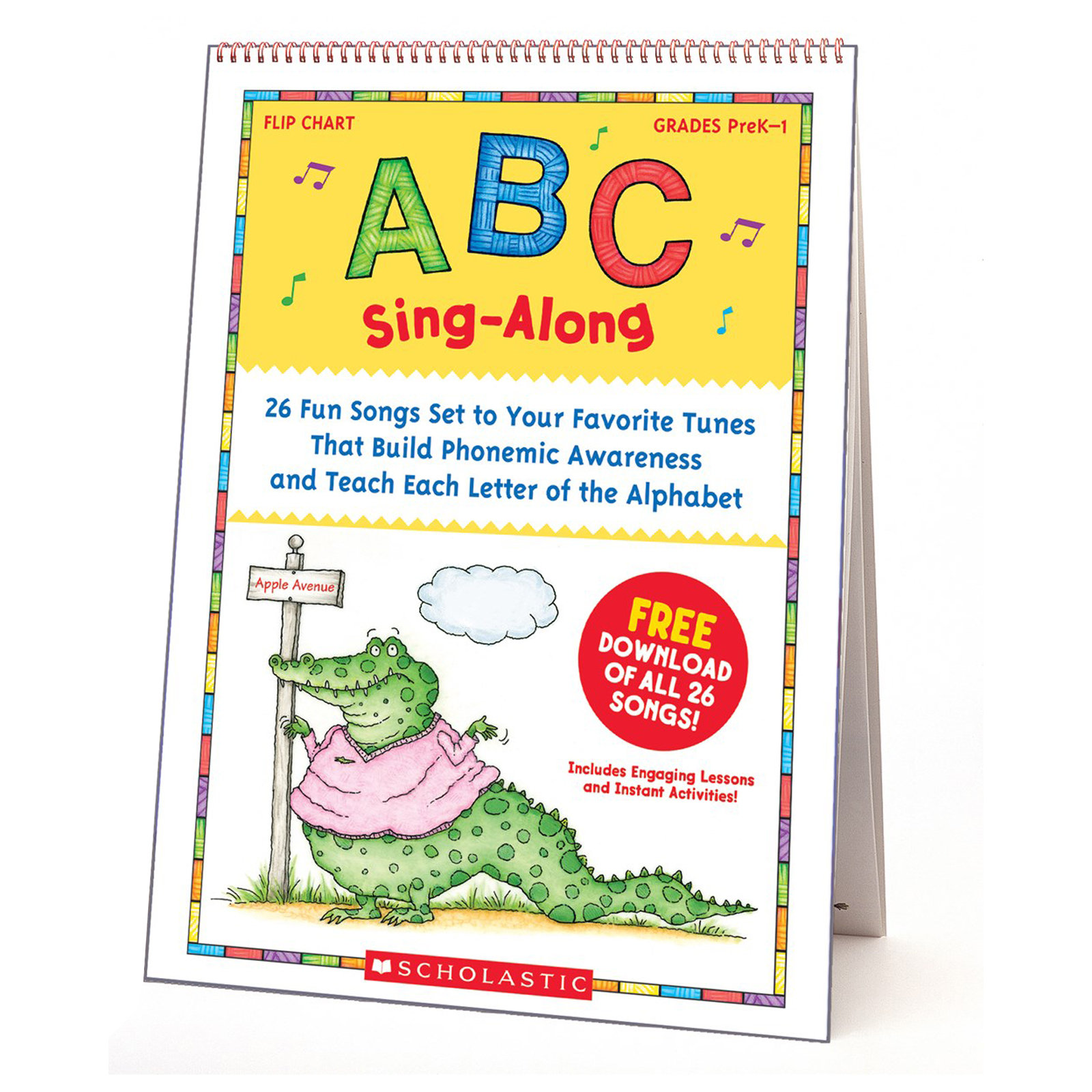 Scholastic ABC Sing-Along Flip Chart | Wayfair