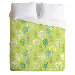 Go to store & view more images East Urban Home Linen Tree 2 Piece Duvet Cover Set