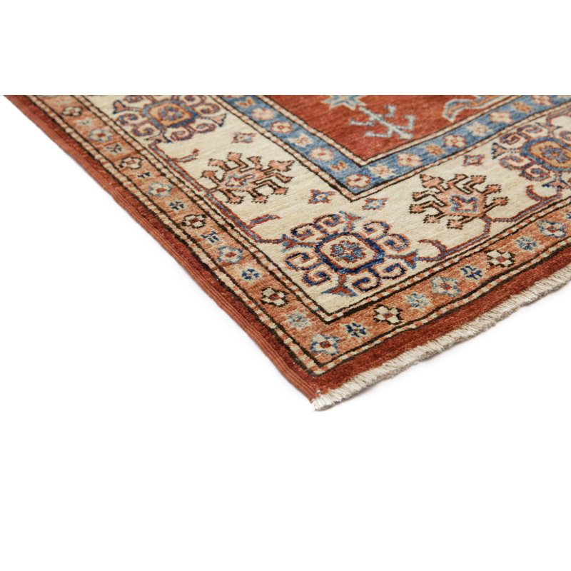 Solo Rugs Traditional One Of A Kind Hand Knotted Wool Area Rug Carnelian 5 X 8 Perigold