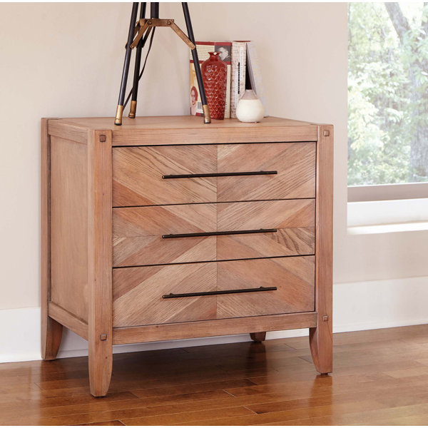 White Washed Nightstand Wayfair