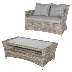 Malge 2 Seater Rattan Sofa Set By Sol 72 Outdoor