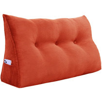 orange backrest pillow
