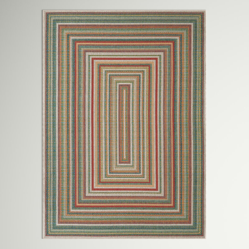 Lucidia Multicolor Indoor / Outdoor Area Rug Rug Size: Rectangle 9'2