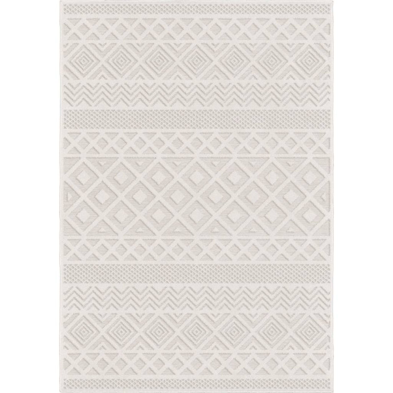 Union Rustic Coulonge Geometric Off White Indoor Outdoor Rug Reviews Wayfair