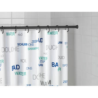 Wenko 185cm Adjustable Straight Tension Shower Curtain Rail