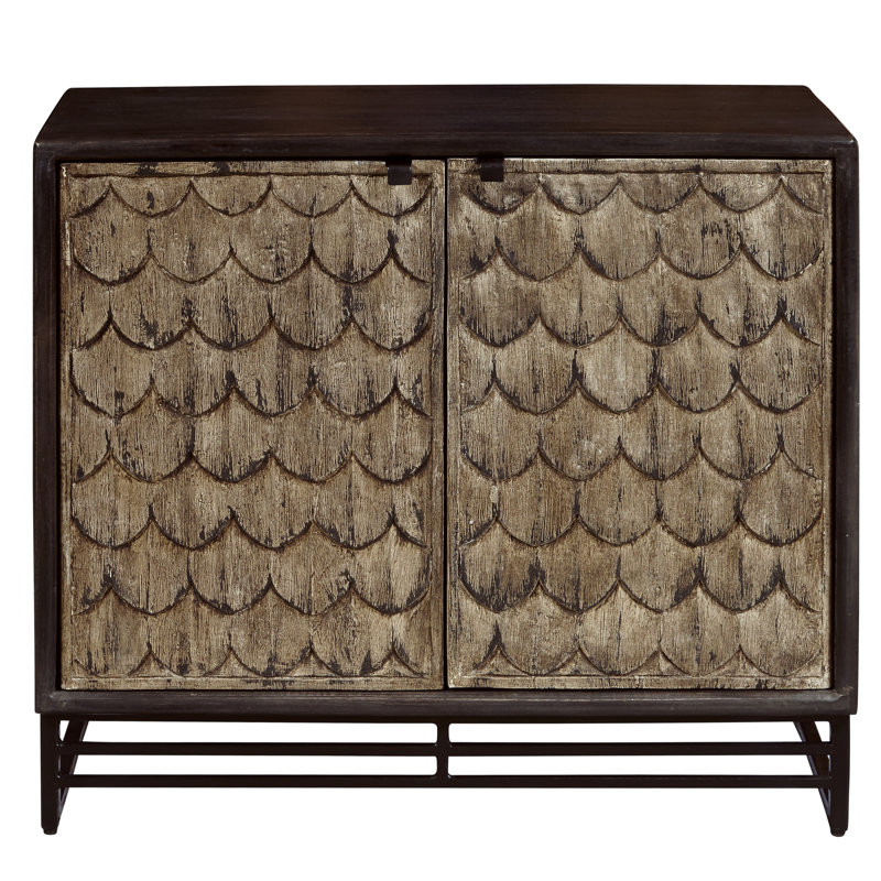 World Menagerie Tico Scale Carved Wooden 2 Door Accent Cabinet Reviews Wayfair Ca