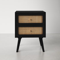 all modern black nightstand