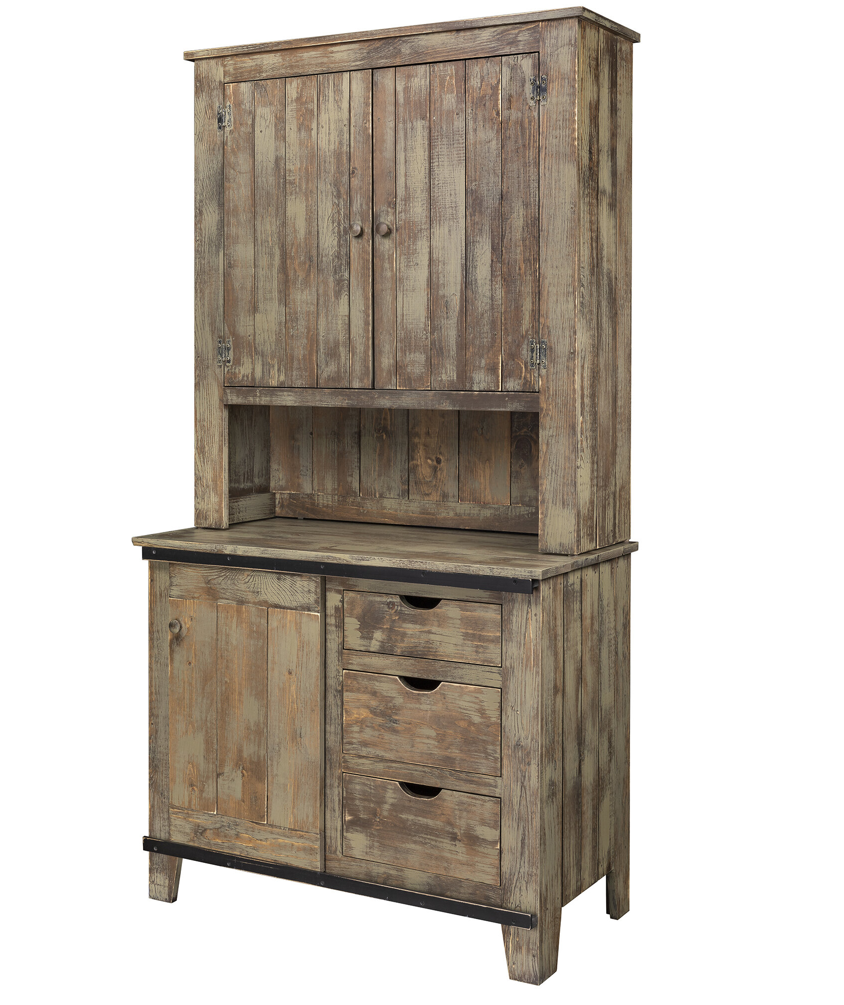 Loon Peak Chastain Hutch 80 Kitchen Pantry Wayfair