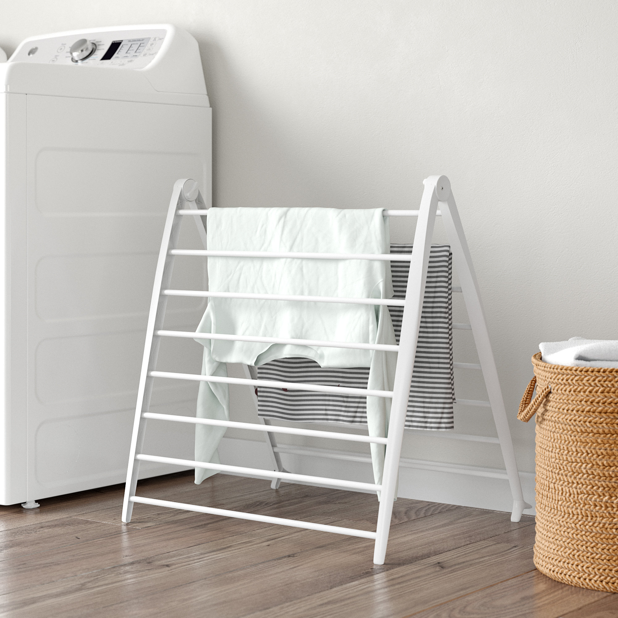 wayfair wall mounted drying rack