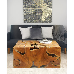 Teak and Glass Coffee Table by Cole & Grey