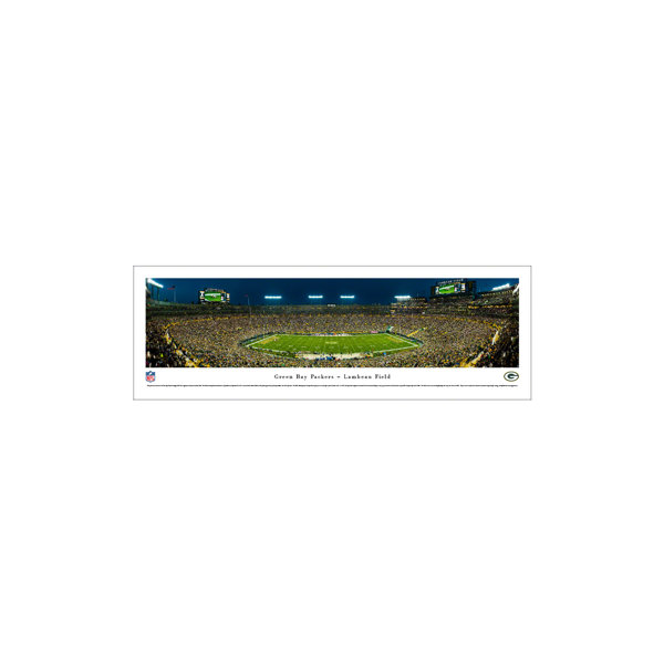 Vault W Artwork Nfl Green Bay Packers Lambeau Field By James Blakeway Unframed Photographic Print On Paper Wayfair