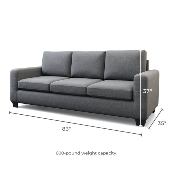 Kane 83'' Square Arm Sofa with Reversible Cushions