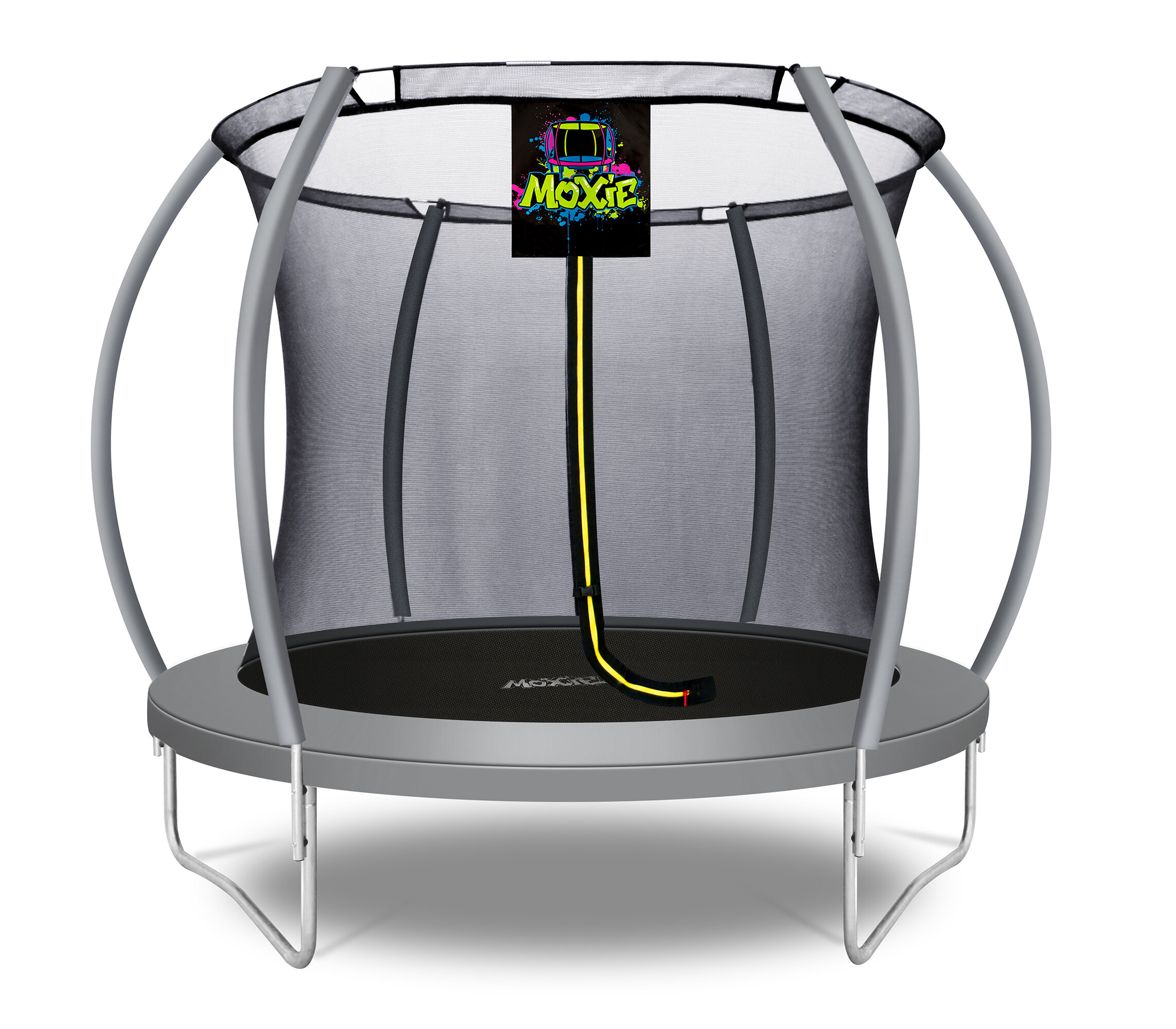 8FT Trampoline for Kids and Adults w/Safety Enclosure & Ladder Outdoor Backyard