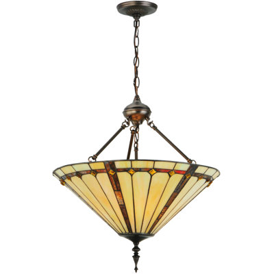 Belvidere 3 Light Bowl Pendant Meyda Tiffany