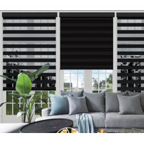 black cordless blinds
