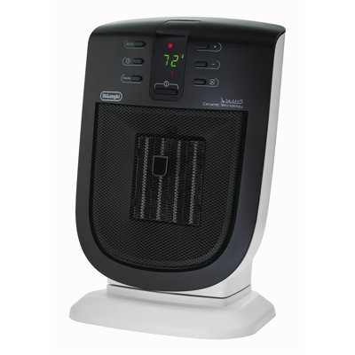 1500 Watt Portable Electric Fan Compact Heater DeLonghi