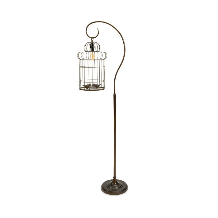 Lark Manor Liliane Birdcage 61 Arched Floor Lamp Reviews Wayfair
