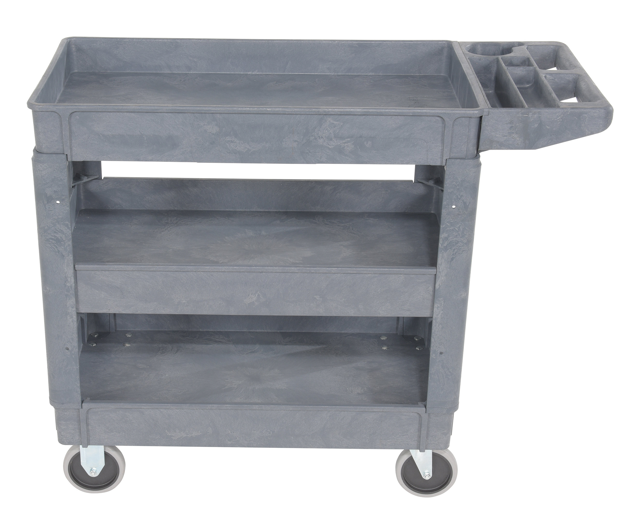 Vestil 3 Shelves Utility Cart Wayfair