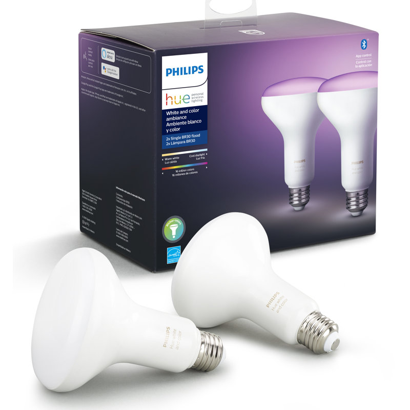 Hue Philips Hue 65 Watt Equivalent BR30 LED Smart ...