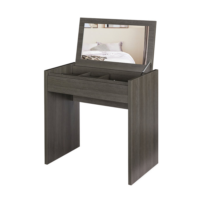 Latitude Run Makeup Table Vanity Dressing Table With Flip Desktop