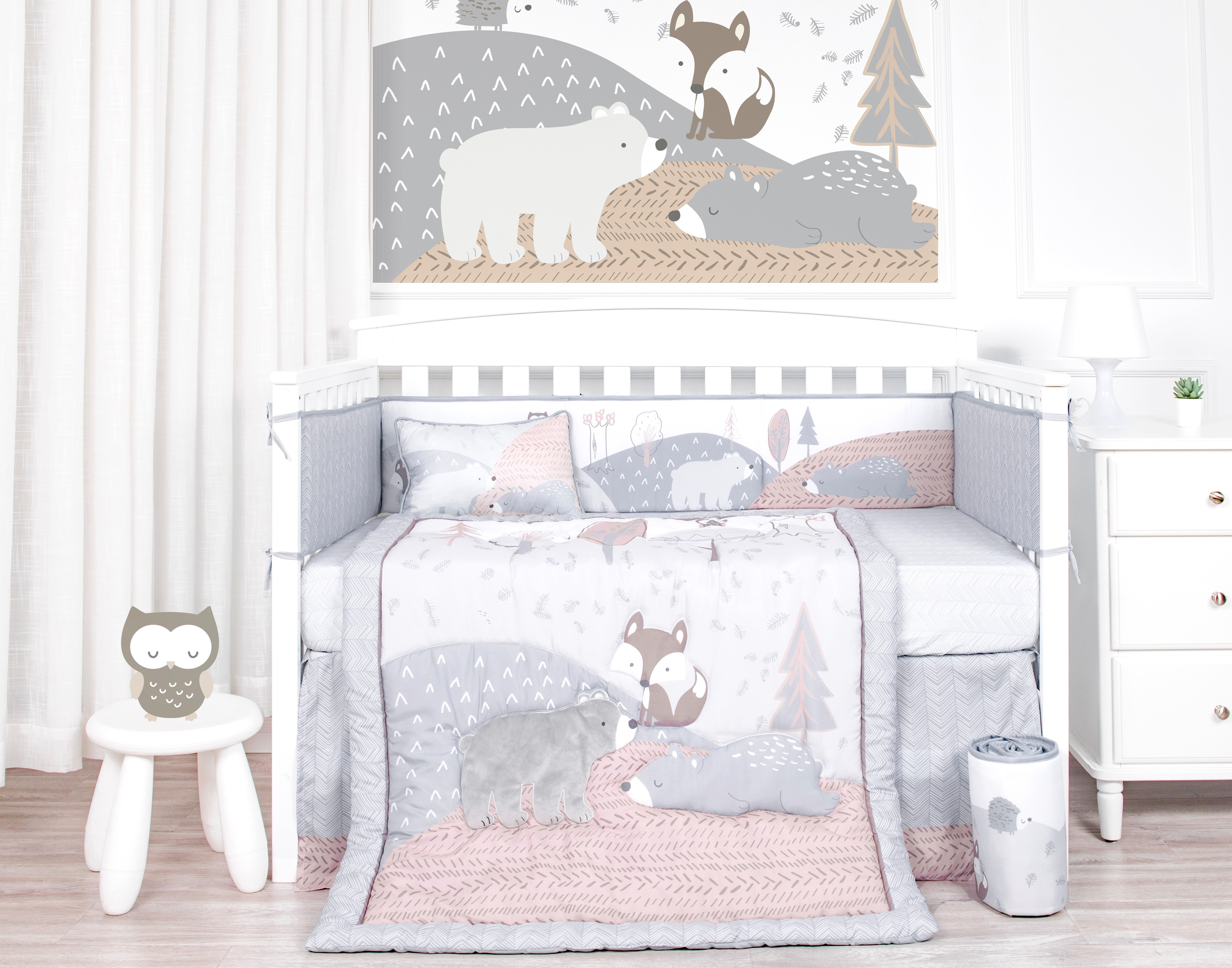 Harriet Bee Ensemble De Literie Pour Lit De Bebe 5 Pieces Forest Bear In Mind Mccandless Et Commentaires Wayfair Ca