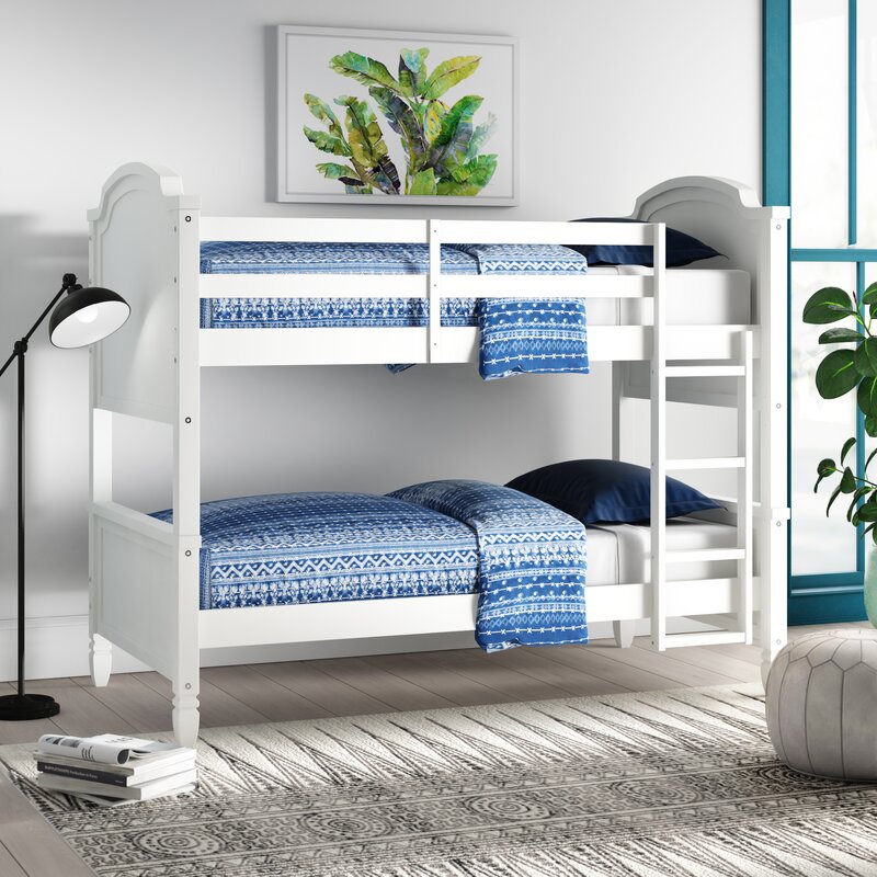 wayfair bunk beds white