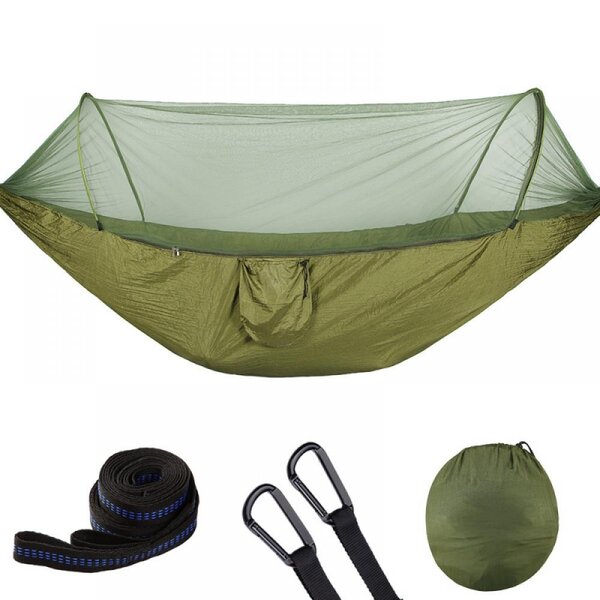 Double Single Outdoor Camping Mosquito Net Hammock Hanging Tarp Tent Swing Bed 
