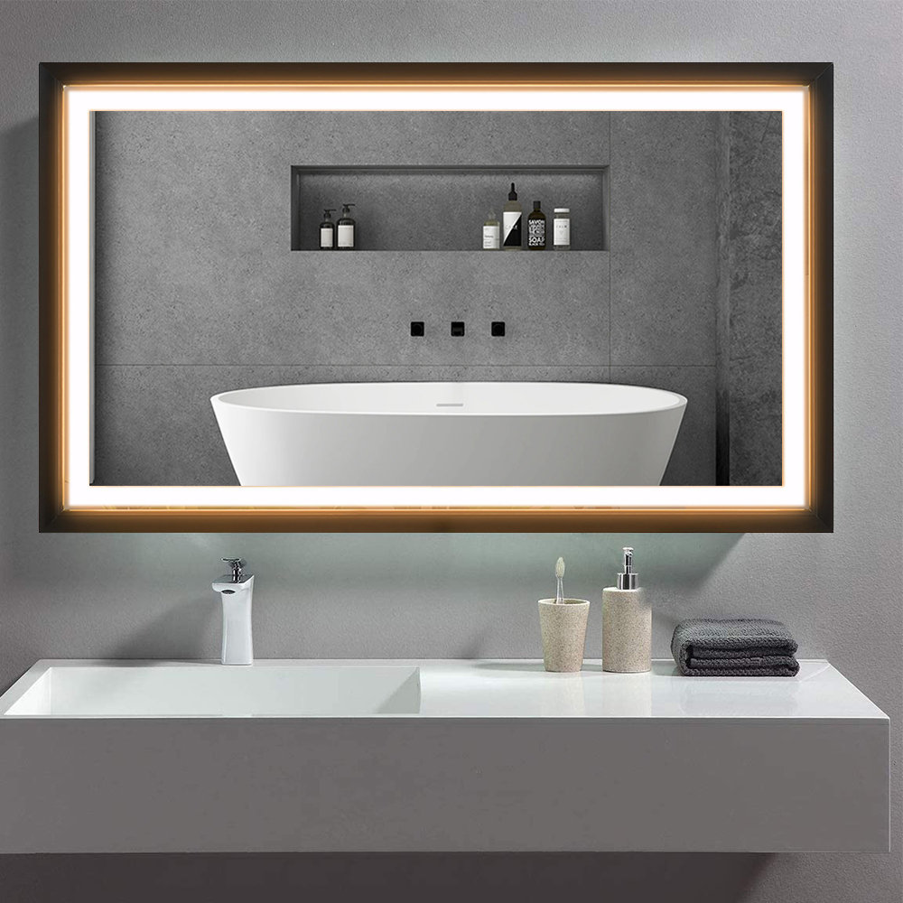 Brayden Studio® Elin 42"x 24" Modern & Contemporary Lighted Bathroom