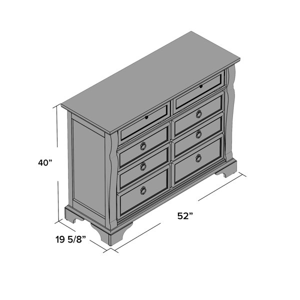 Kelly Clarkson Home Metronome 6 Drawer Double Dresser Reviews Wayfair