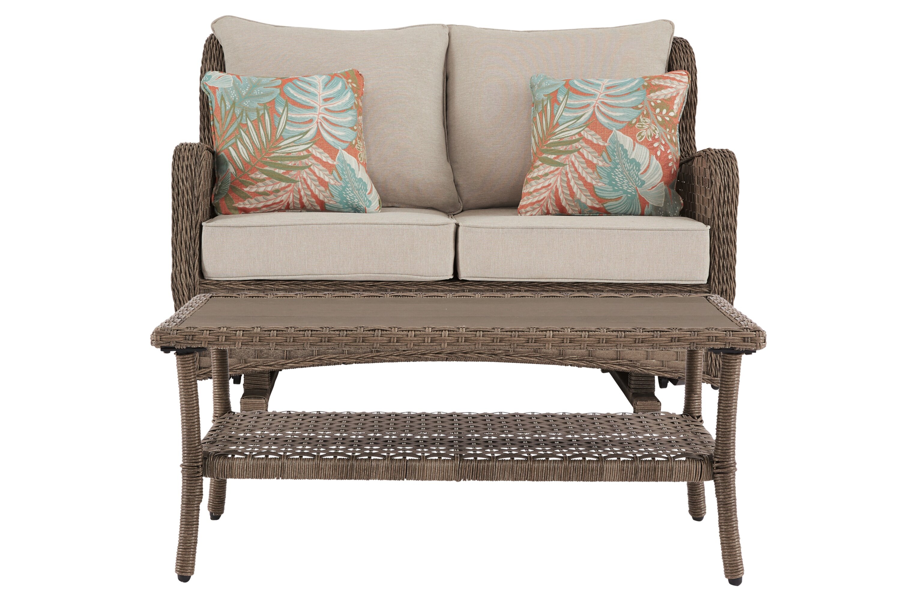 winston glider loveseat