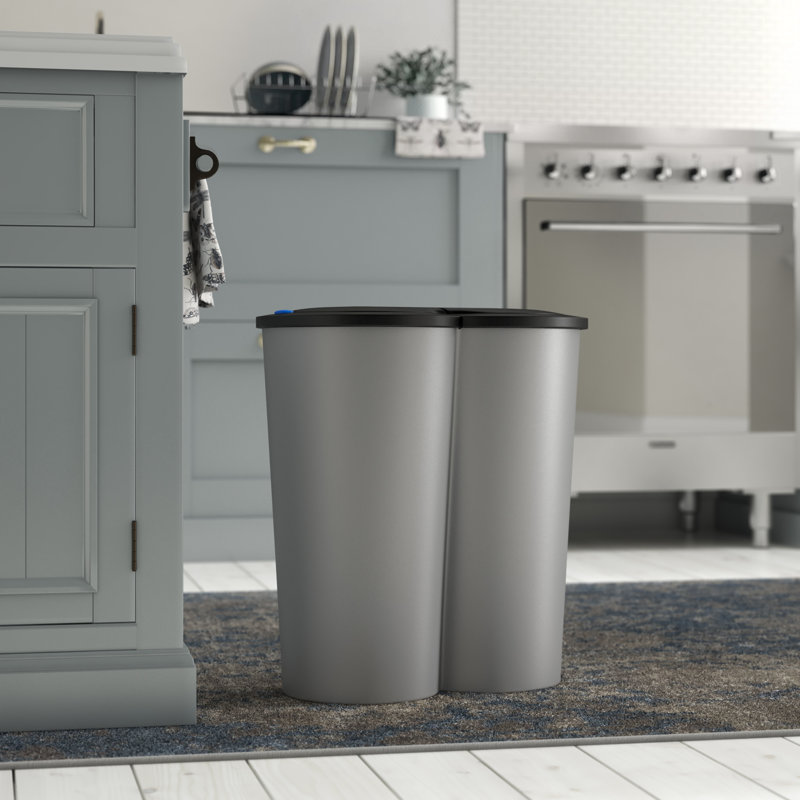 50 Litre Touch Top Rubbish Bin