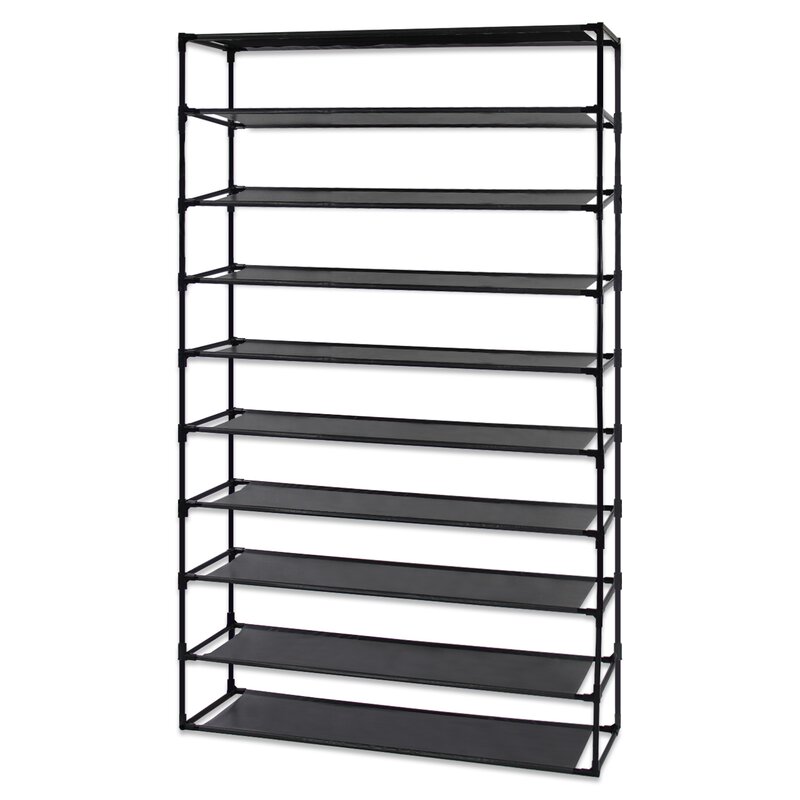 Rebrilliant 50 Pair Stackable Shoe Rack Reviews Wayfair