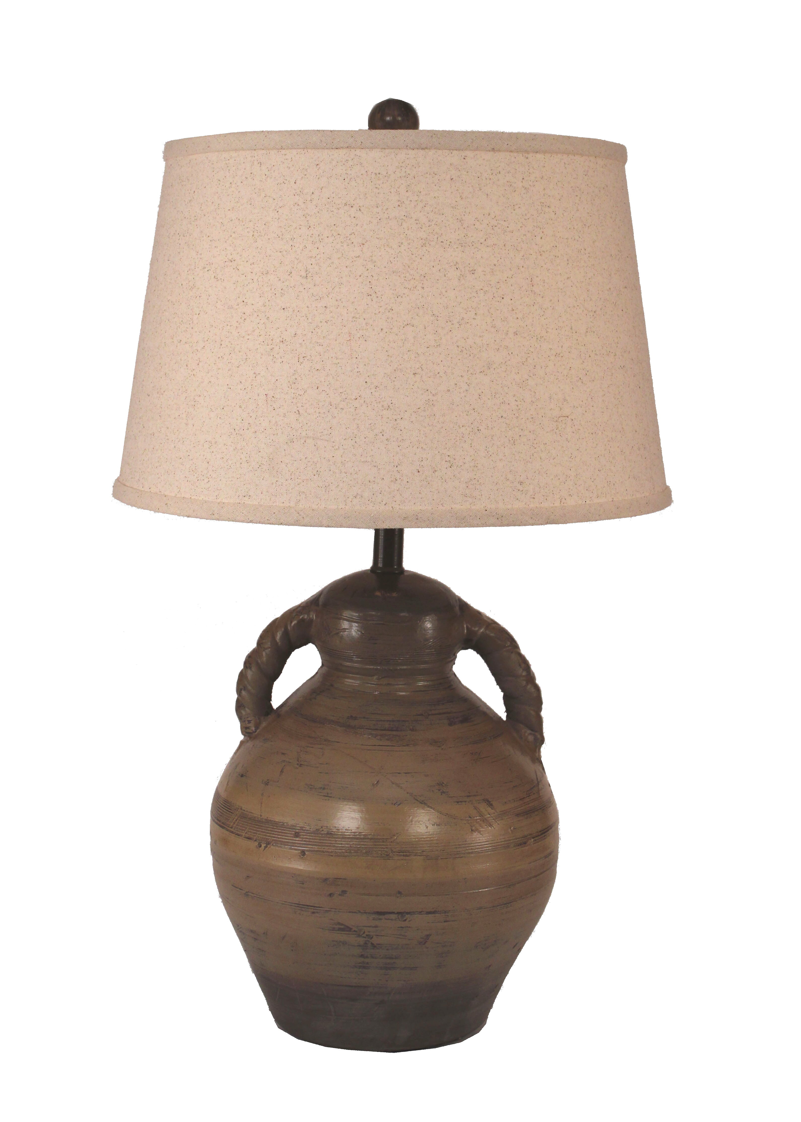 pottery table lamp
