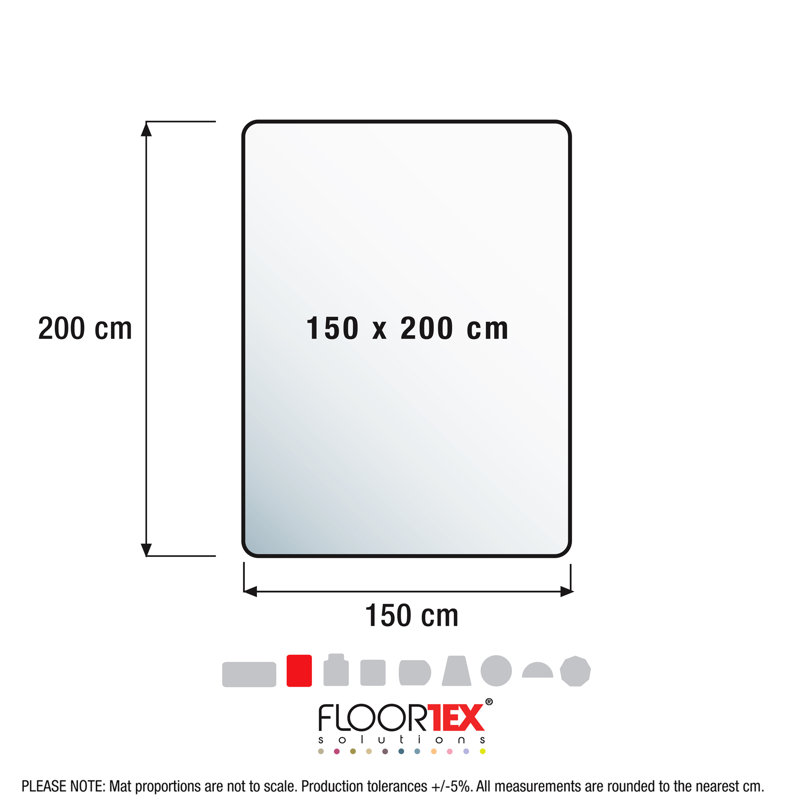 120cm X 300cm 120 X 300 Cm Floortex Xxl Extra Large Clear Polycarbonate Chair Mat For Hard Floors Chair Mats