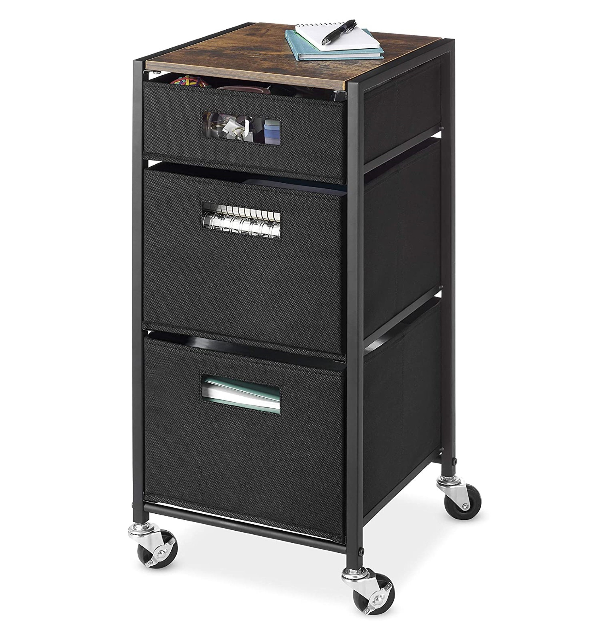 Rolling 3 Drawer Utility Cart 