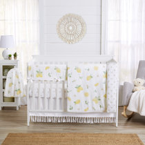 yellow crib sheets