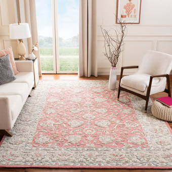 East Urban Home Watercolor Hearts Light Orange Area Rug Wayfair