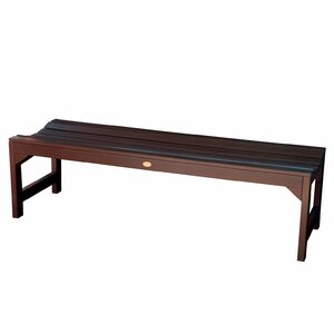 Amelia Backless Synthetic Wood Picnic Bench