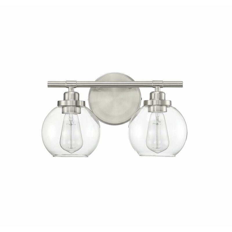 Wrought Studio Mjollnir 2-Light Dimmable Vanity Light | Wayfair