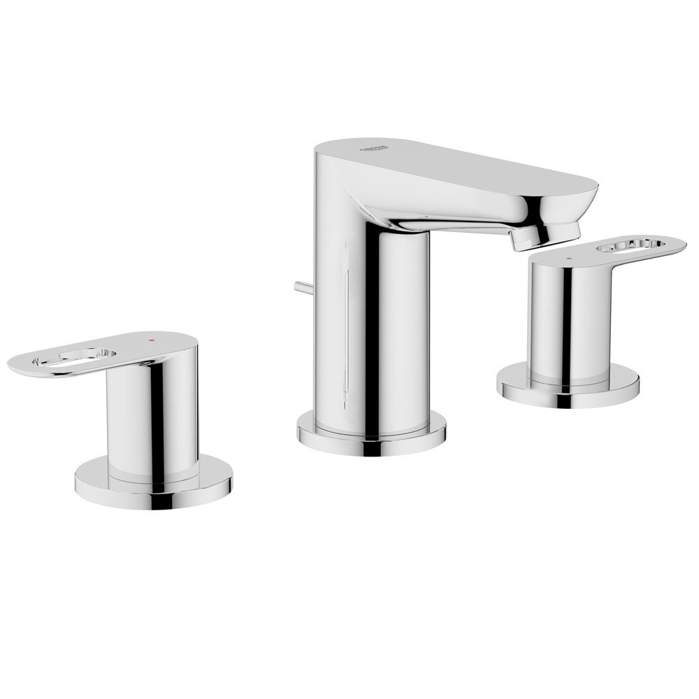 Grohe Bauloop Widespread Bathroom Faucet With Drain Embly Grohe Bauloop Widespread Bathroom