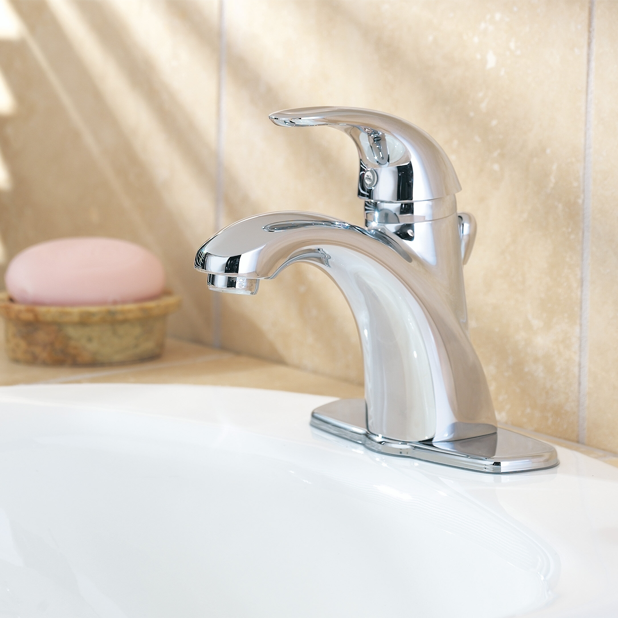 Pfister Parisa Single Hole Standard Bathroom Faucet With Flex Line