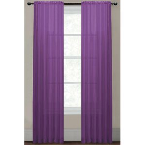 Gallimore Solid Sheer Rod Pocket Curtain Panels (Set of 2)
