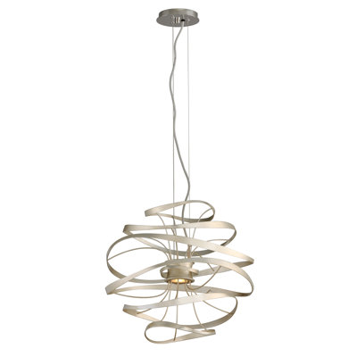 Calligraphy 2-Light Geometric Chandelier Corbett Lighting