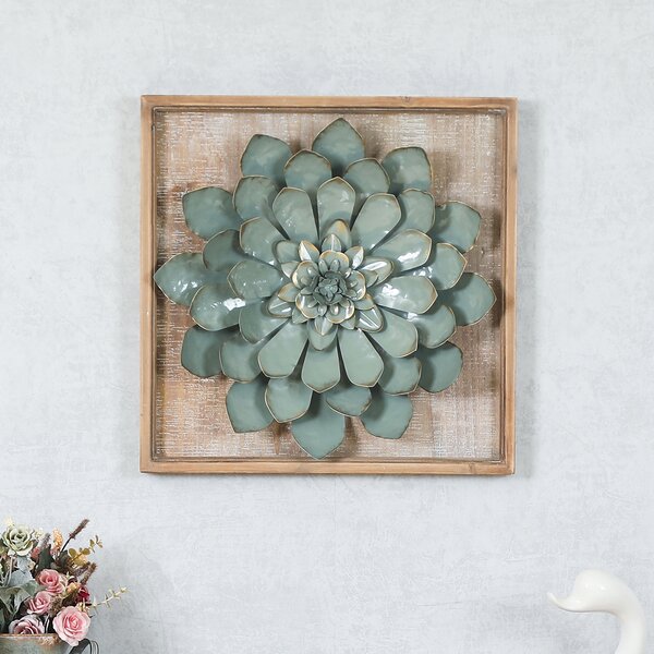 Bloomsbury Market Metal Flower Wall Décor & Reviews | Wayfair