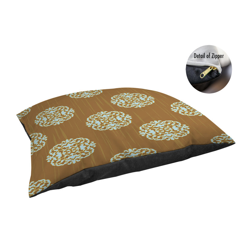 Manual Woodworkers Weavers Bold In Blue Medallion Indoor Outdoor Pet Bed Wayfair