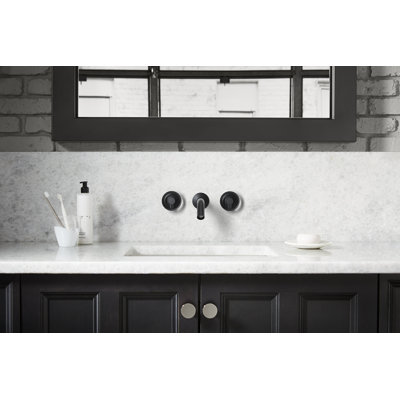incomplete Components Wall-Mount Bathroom Sink Faucet Trim