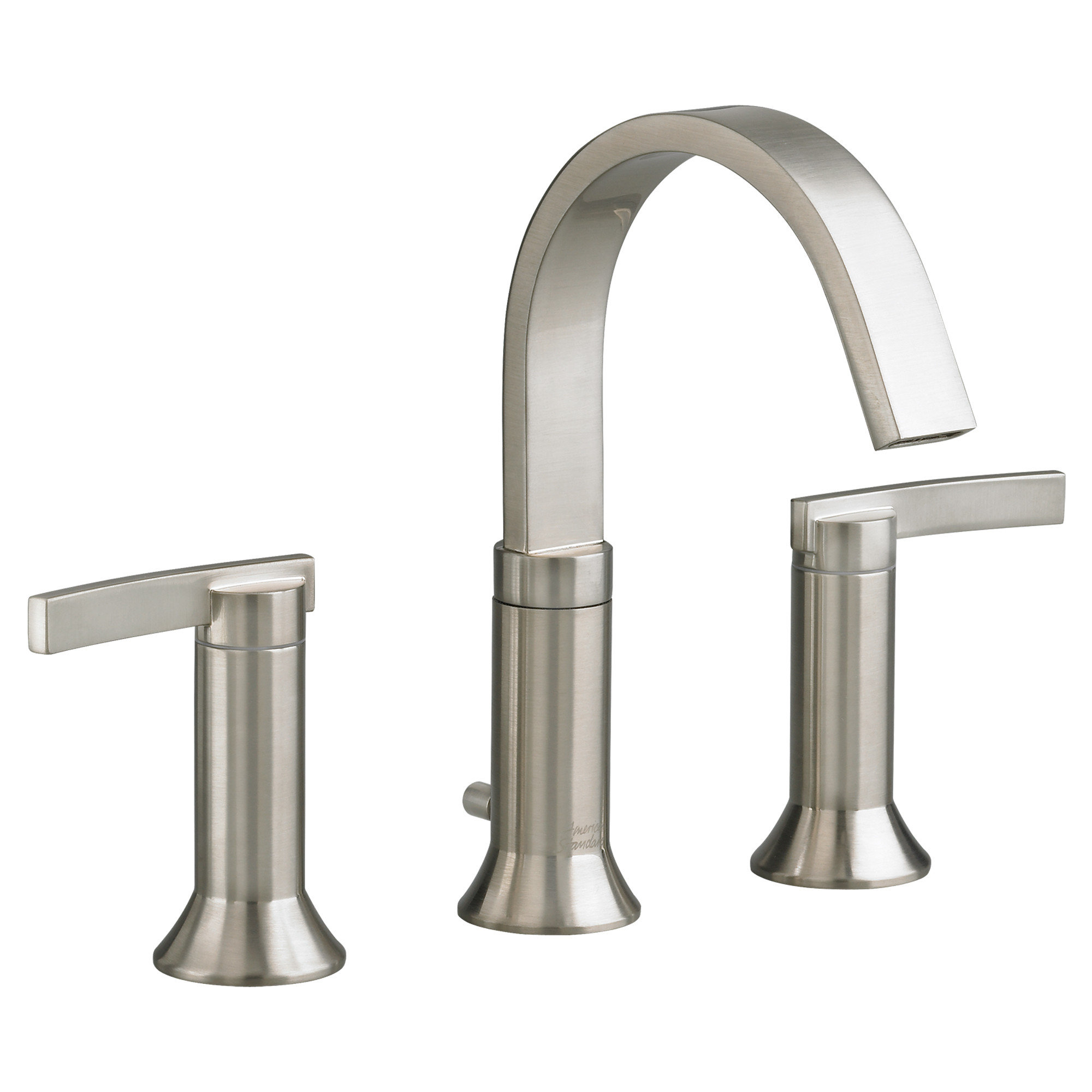 Polished Chrome American Standard 7186811.002 Fluent 8 Widespread Bathroom Faucet with Speed Connect Drain and Color Indicator Polished Chrome American Standard 7186811.002 Fluent 8 Widespread Bathroom Faucet with Speed Connect Drain and Color Indicator