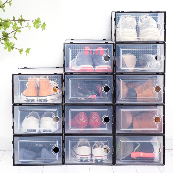 Sortierbox Folding Storage Box Shoe Box Stacking Colors-Free-Choice 