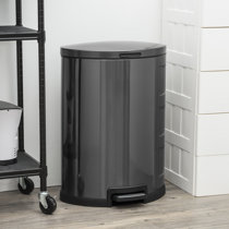 Wayfair | Black Kitchen Trash Cans & Recycling You'll Love in ...